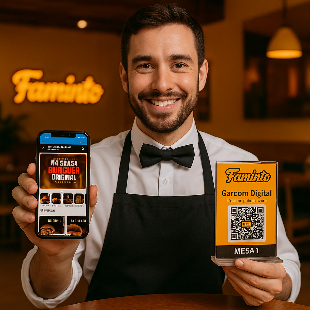 App de Garçom e QR Code Cardápio