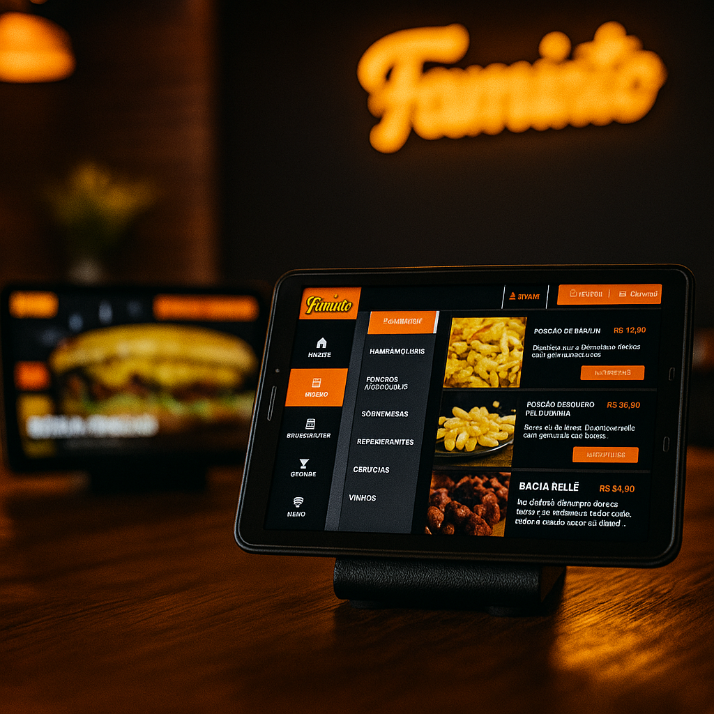 Tablet de Mesa - Menu Digital